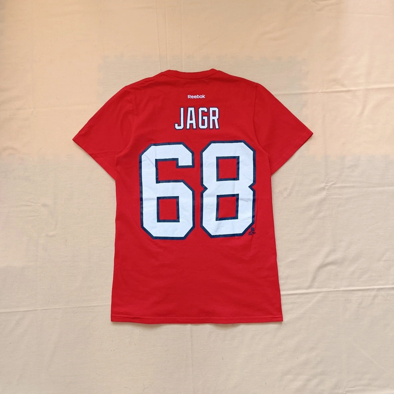 Jaromír JAGR #68 Florida Panthers NHL červené tričko S