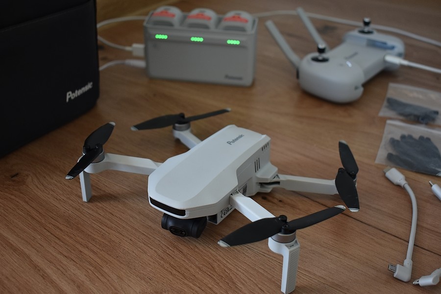 Potensic Atom 4K - fly more combo - dolet 6km - 3 x bateria