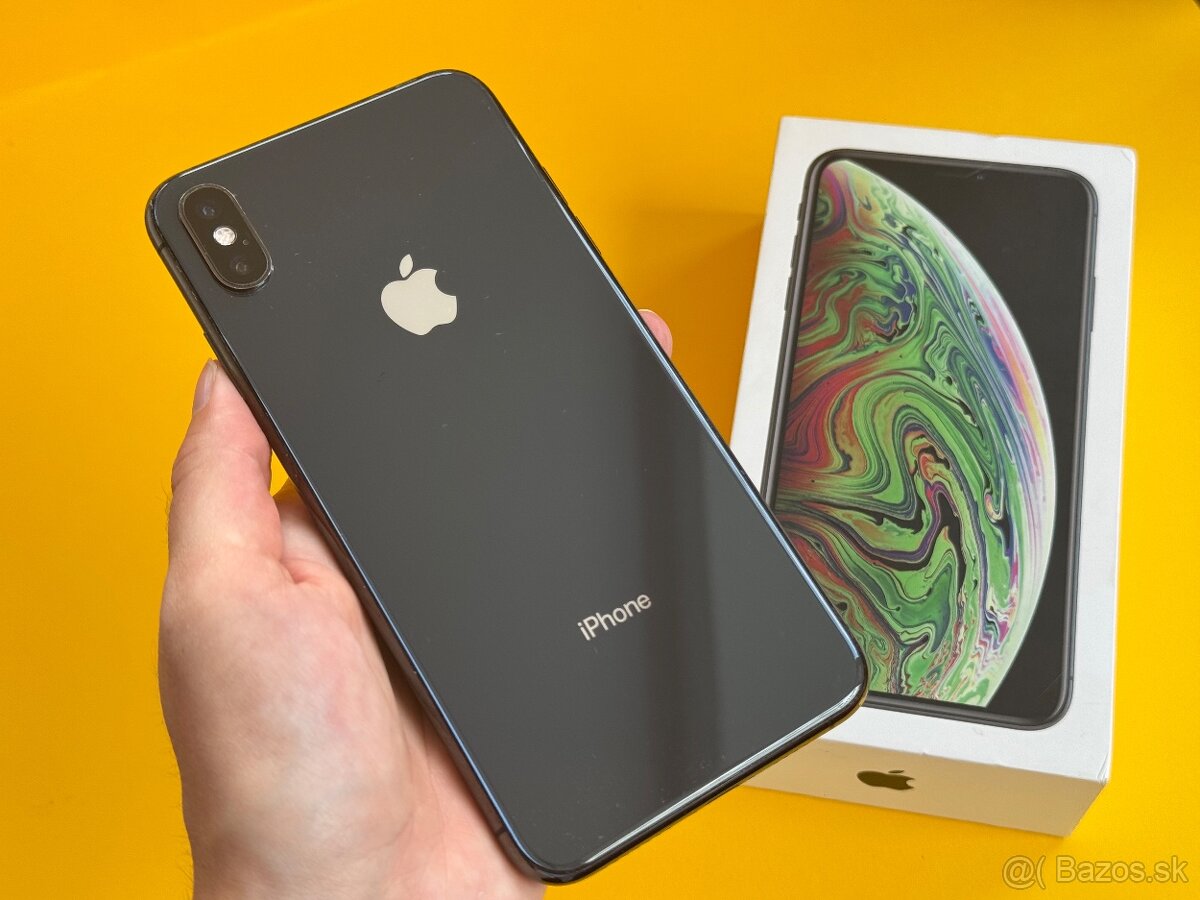 iPhone XS Max 512GB Čierny + Záruka