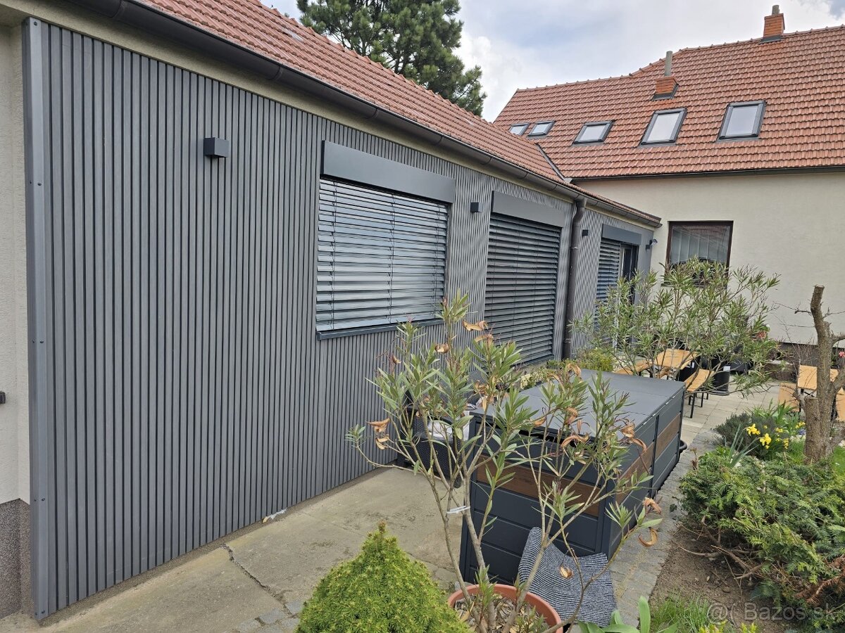 WPC fasádné panely 219x26x2900 mm, skladem, lacno