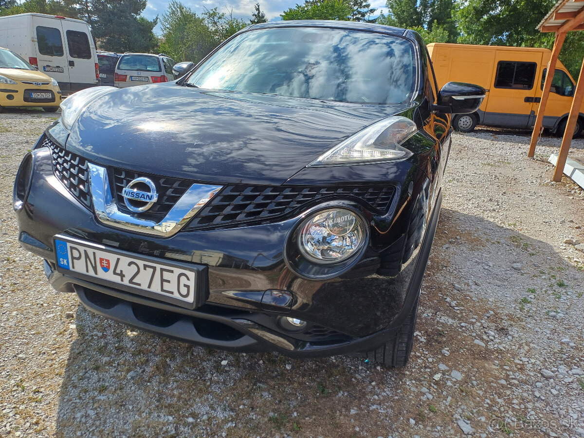 nissan juke 1,6i, r.v.2016, 86kw,AT, cvt,full, kupené v SK