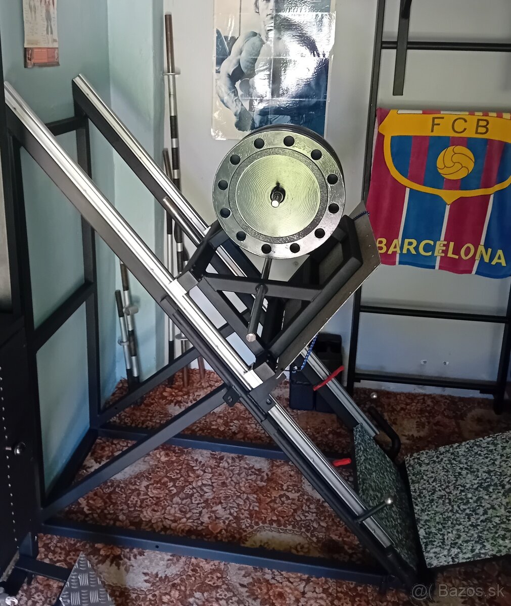 Leg press na kotúče