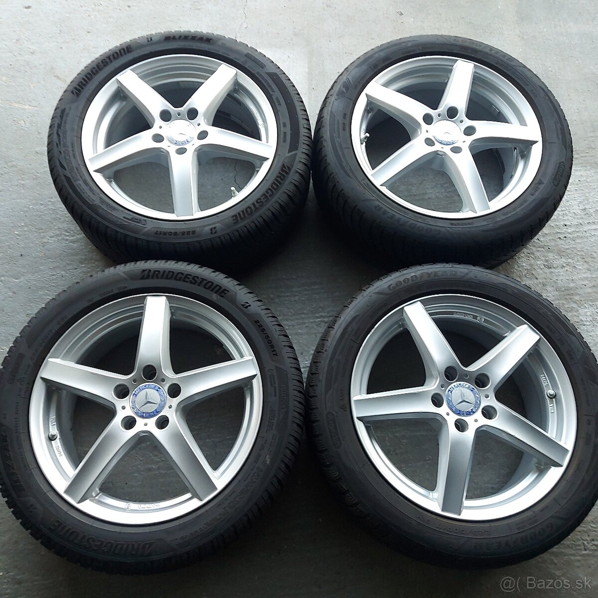 17"Elektróny Dezent 5x112 Mercedes C Class zimné