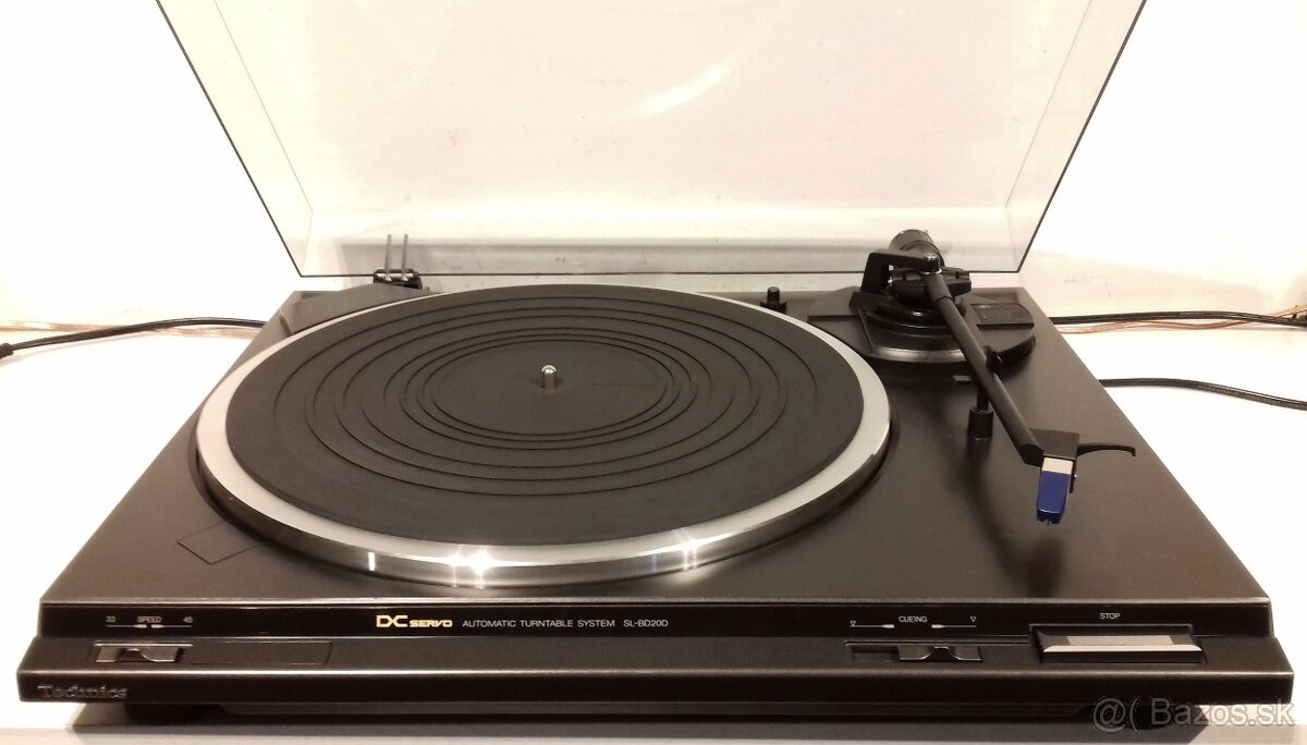 Velmi ZACHOVALY gramofon TECHNICS SL-BD20, servo JAPAN, AG24