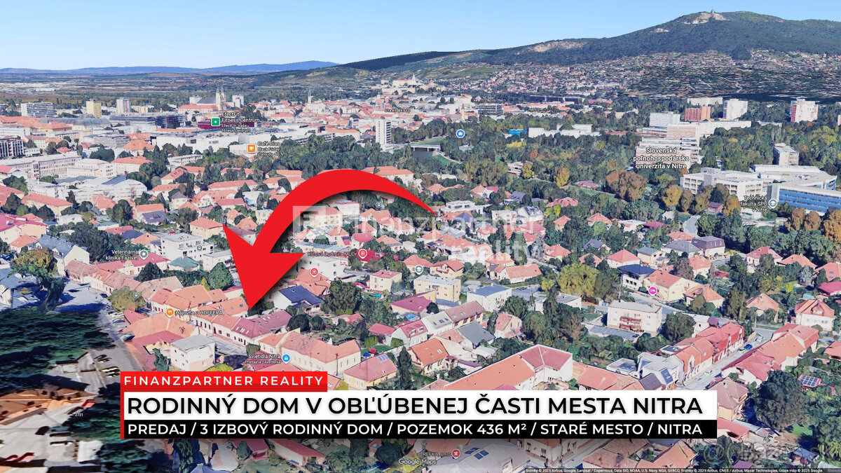 Exkluzívne na predaj rodinný dom, Staré Mesto, Nitra