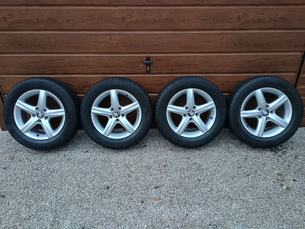 Zimná sada kolies originál Škoda Superb 3, 5x112 R16