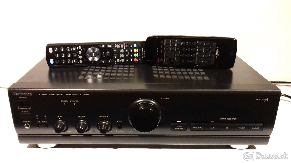 ClassA =130W zosilnovac TECHNICS SU-V500 vyroba Japan, AZ27