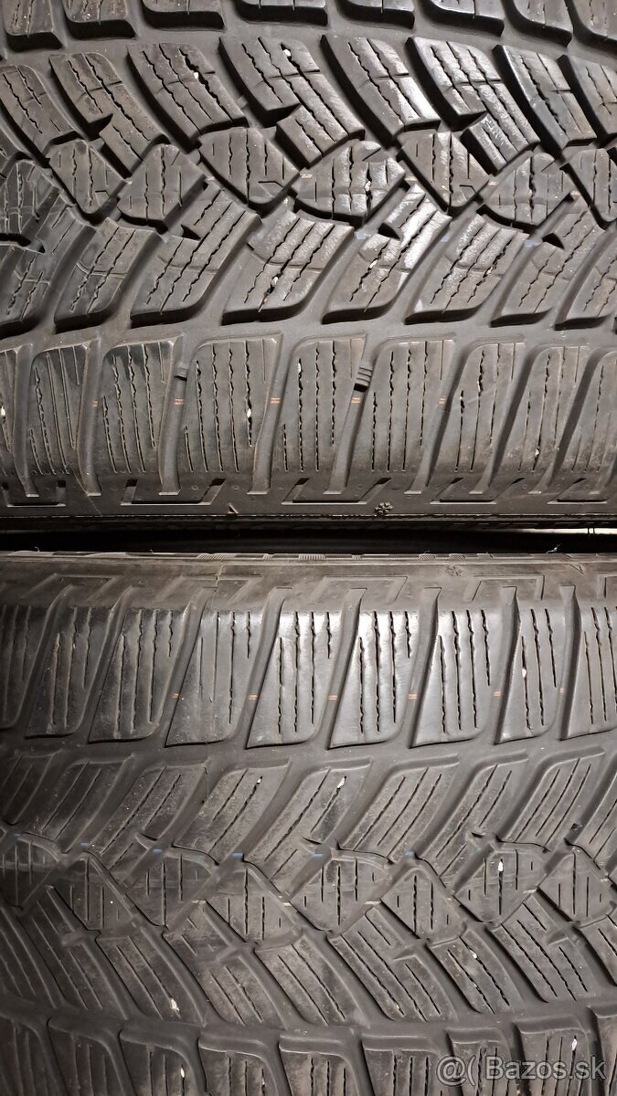 Predám 2ks jazdené zimné 235/45r18-98V Fulda