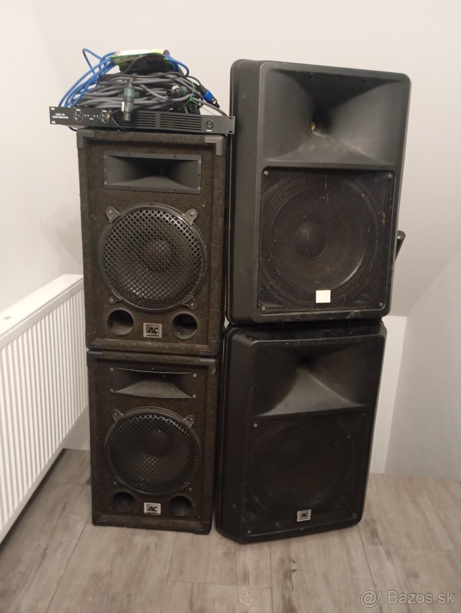 Aparatúra DJ bedne/repro