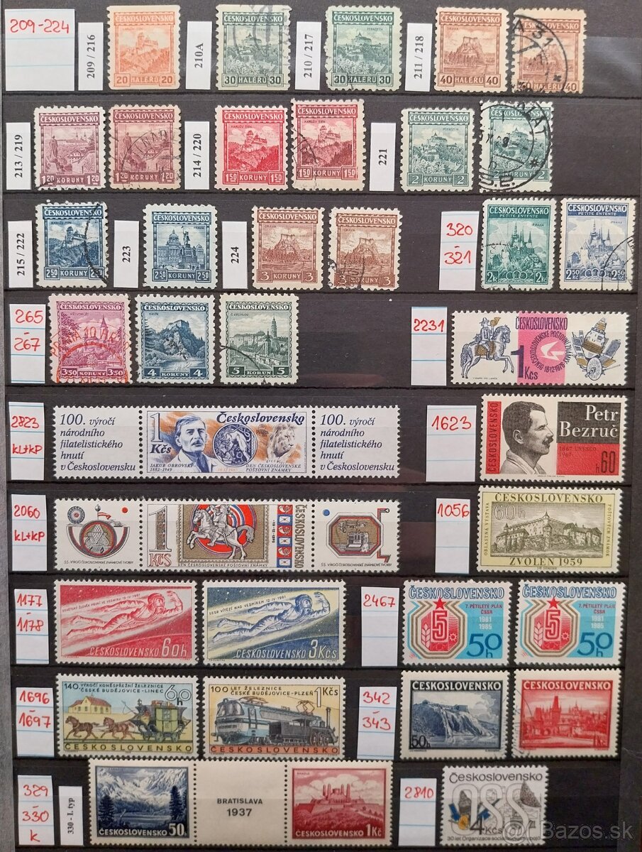 Známky ČESKOSLOVENSKO – 4