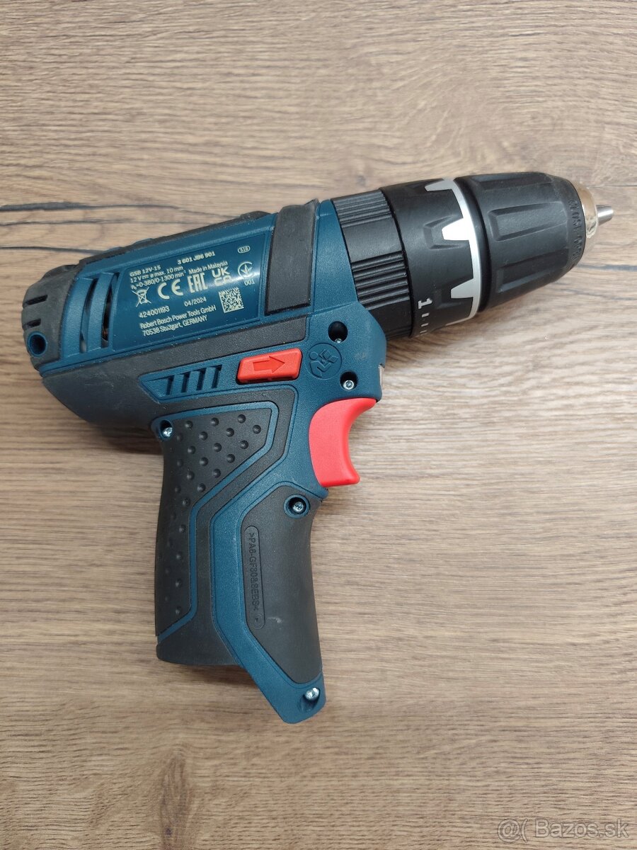 bosch gsb 12V 15 príklepová vŕtačka