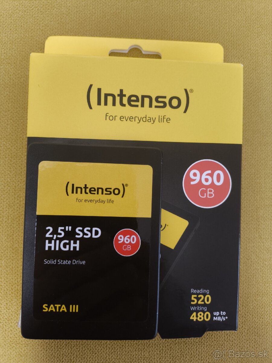 Nový Intenso SSD 960GB 100%, SATA 3