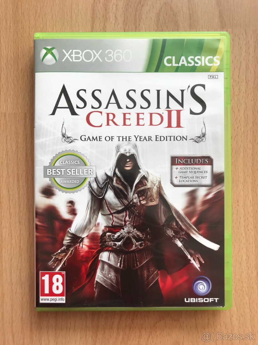 Assassin Creed 2 na Xbox 360 a Xbox ONE / Xbox Series X