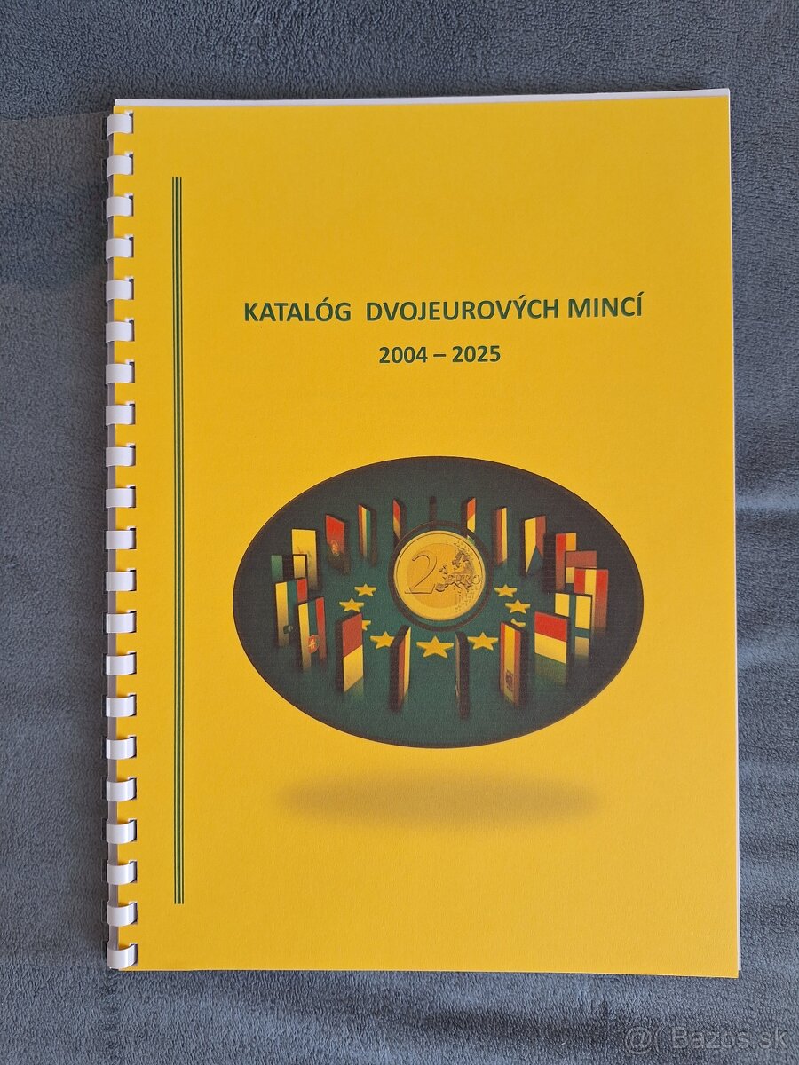 Zoznam, katalóg 2 euro mincí, 2 €, dvojeurovky
