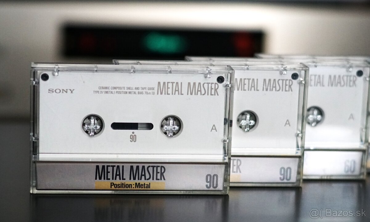 SONY METAL MASTER - CERAMIC COMPOSITE SHELL audio tape