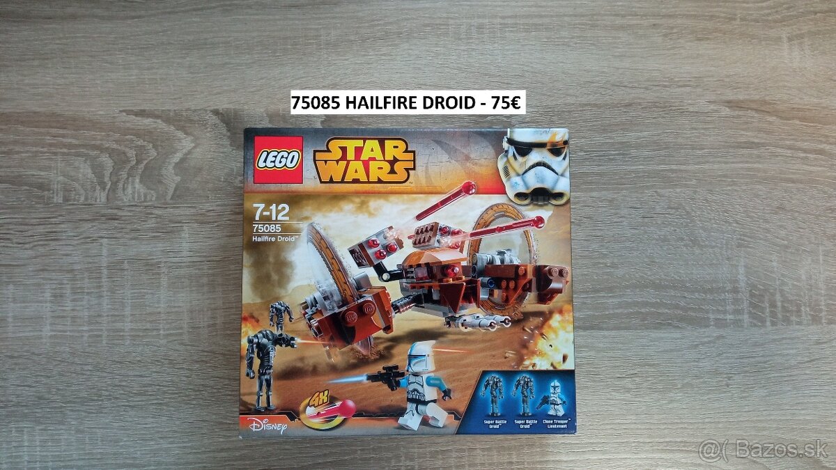 Predám nové Lego Star Wars 75085 - Hailfire Droid