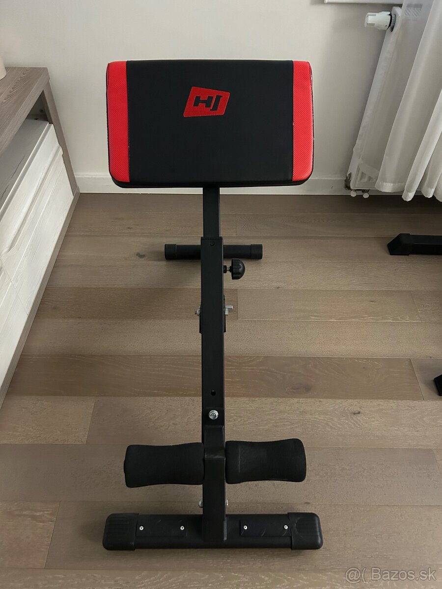 Lavička na cvičenie HS-1016 HopSport Hyperextenzia