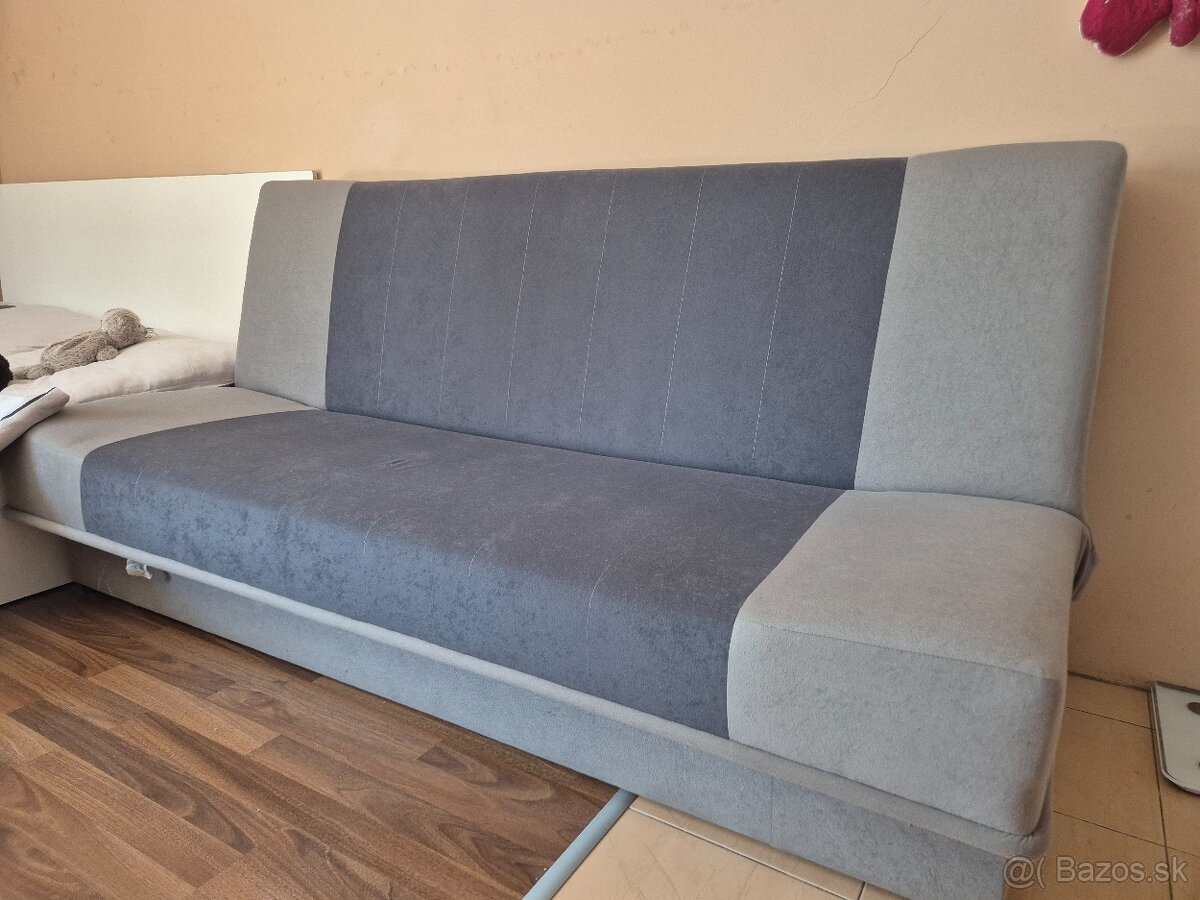 Rozkladací gauč/pohovka s úložným priestorom