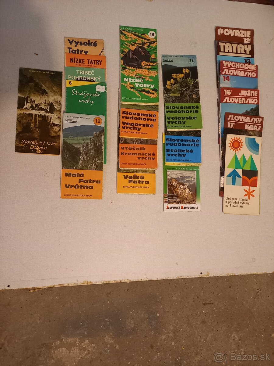 Turistické mapy, sprievodca krajom