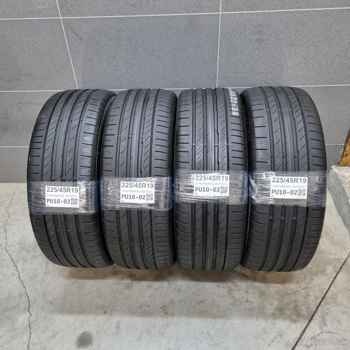 Letné pneumatiky 225/45 R19 CONTINENTAL DOT0520