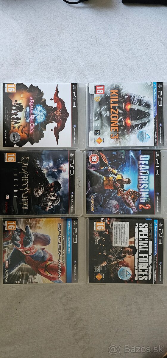 Predám hry na ps3