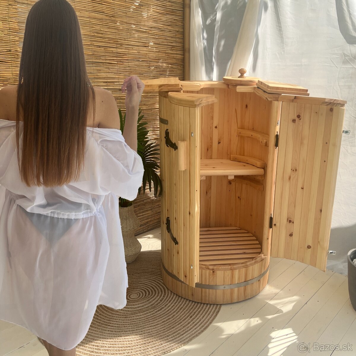 Mobilná sauna domáce kúpele mini parná sauna súkromná sauna