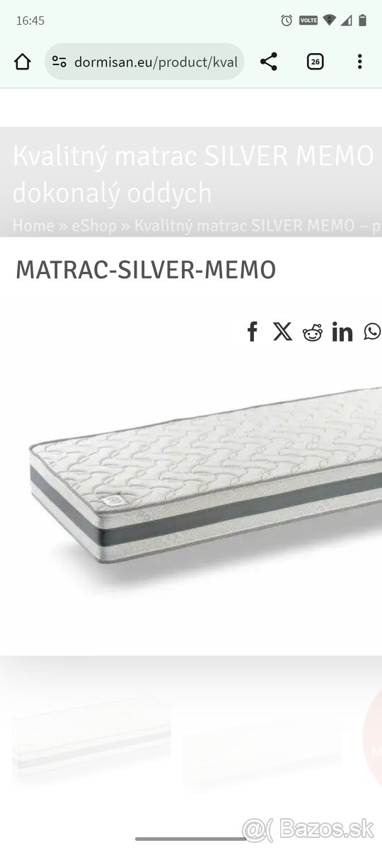 Matrace DORMEO ITALY 80/200