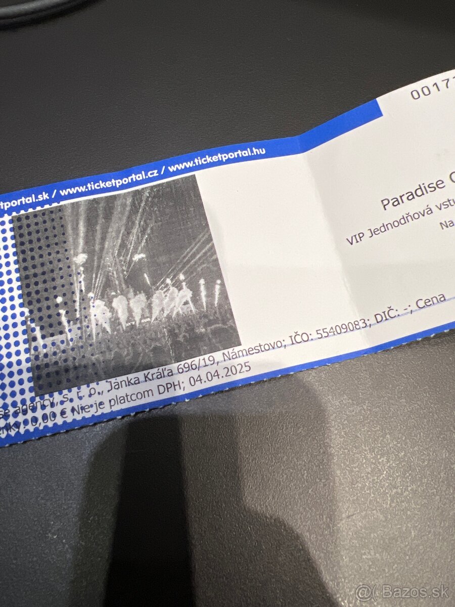 Vstupenka Paradise Open Air 2025