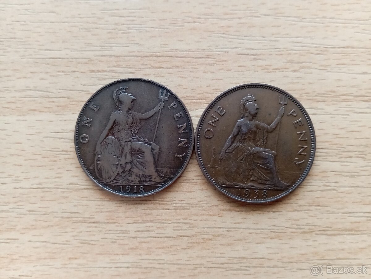 Britské staré mince 2