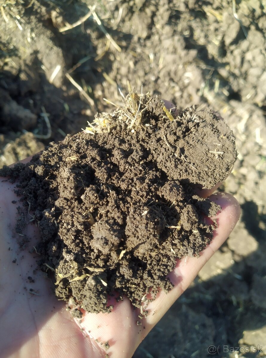 Zemina ornica čierno zem hlina