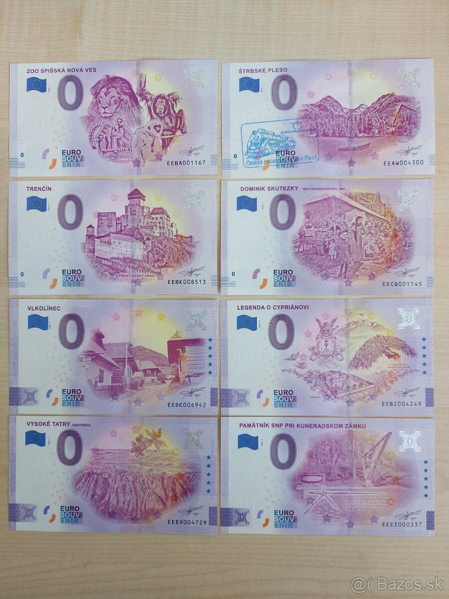 0 euro souvenir SK - predám
