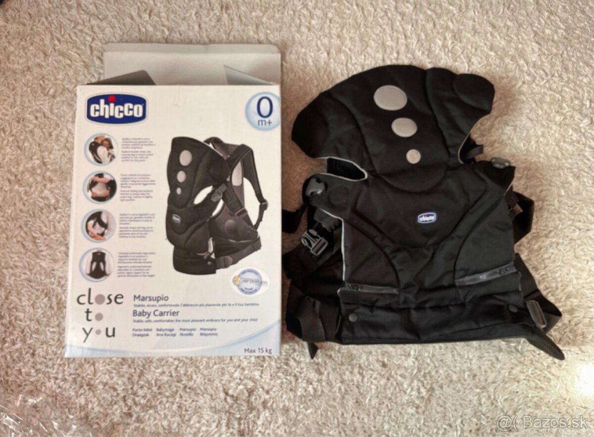 Predám ergonomický nosič Chicco Close to you 0+