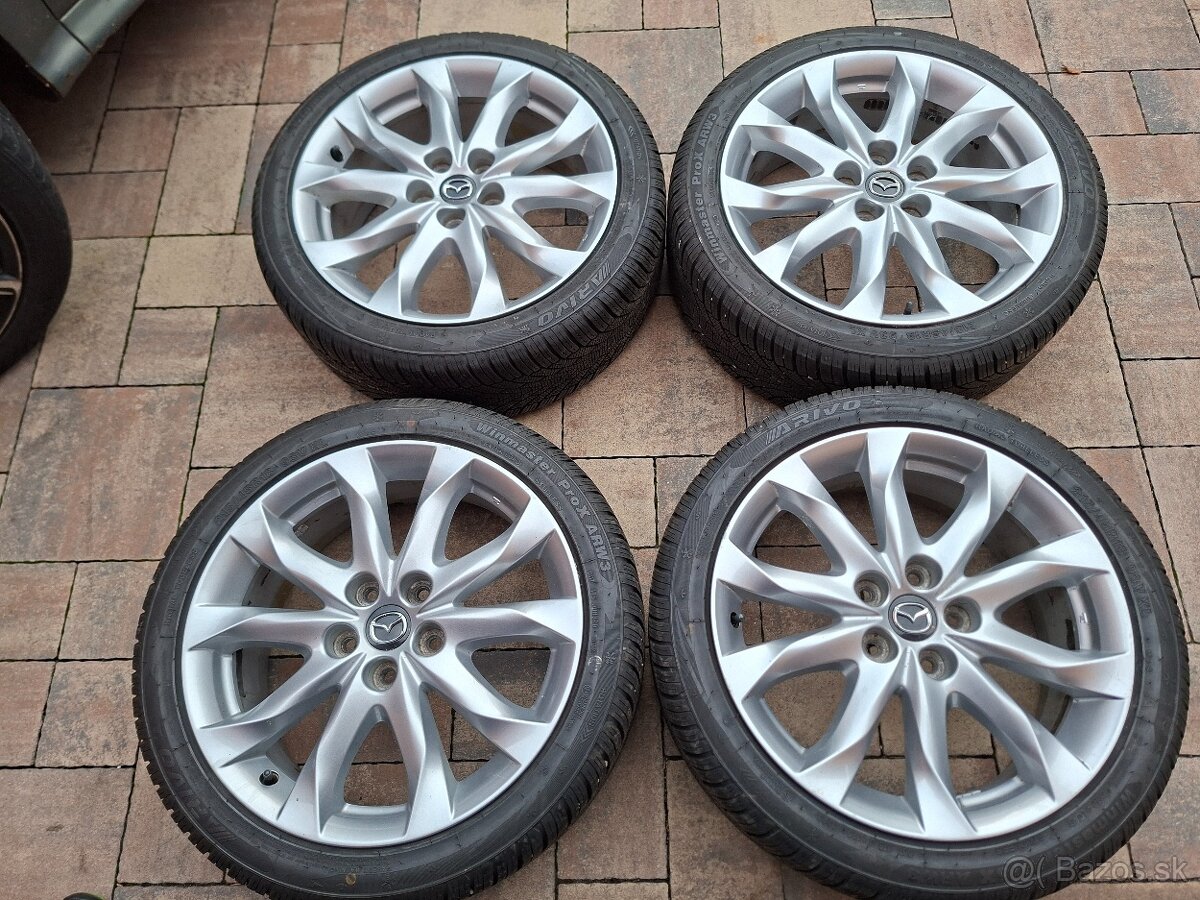 Predám hlinikové disky-org.-Mazda 3--R18