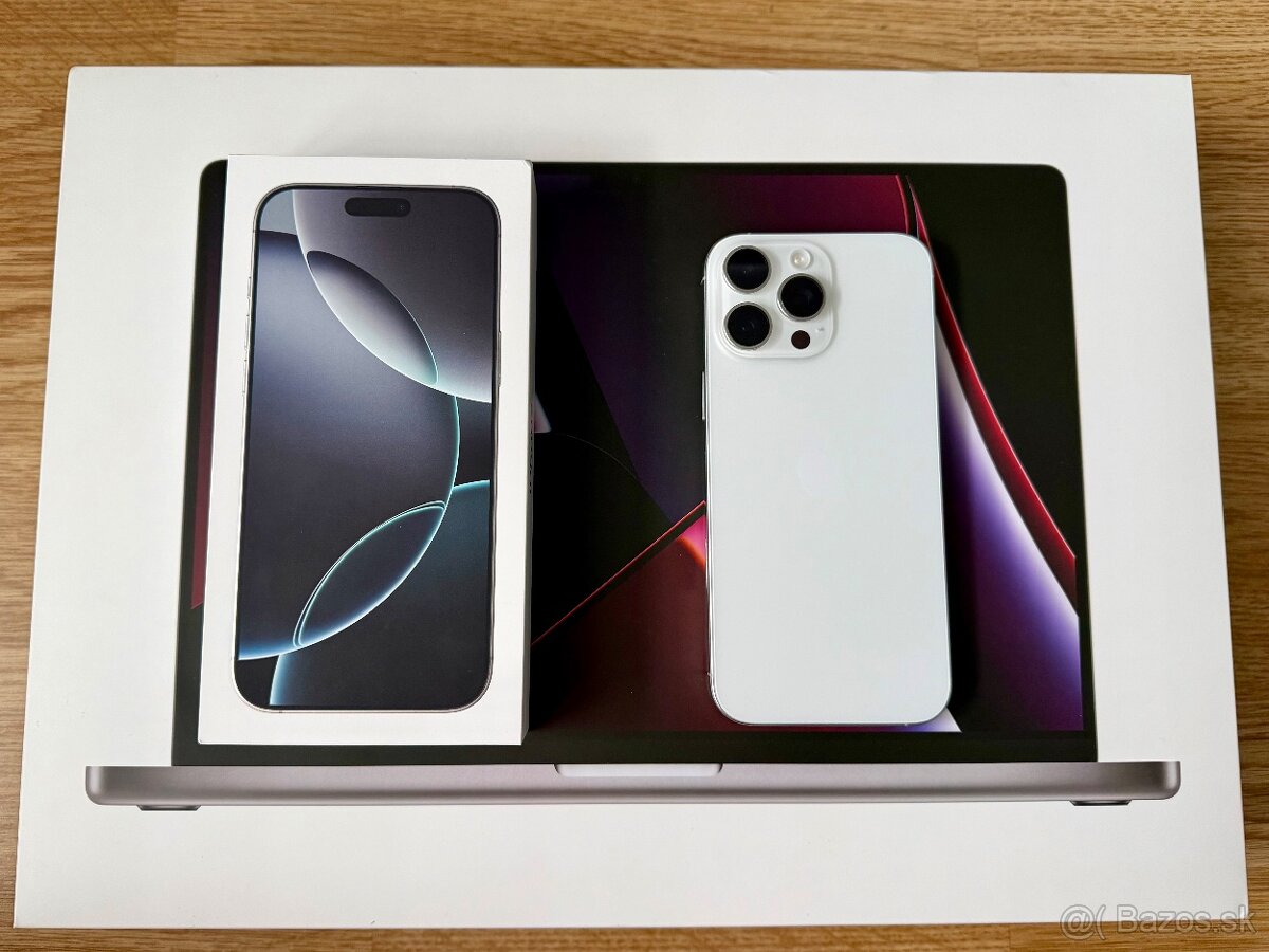 iPhone 16 Pro Max 256 GB (Biely Titán)