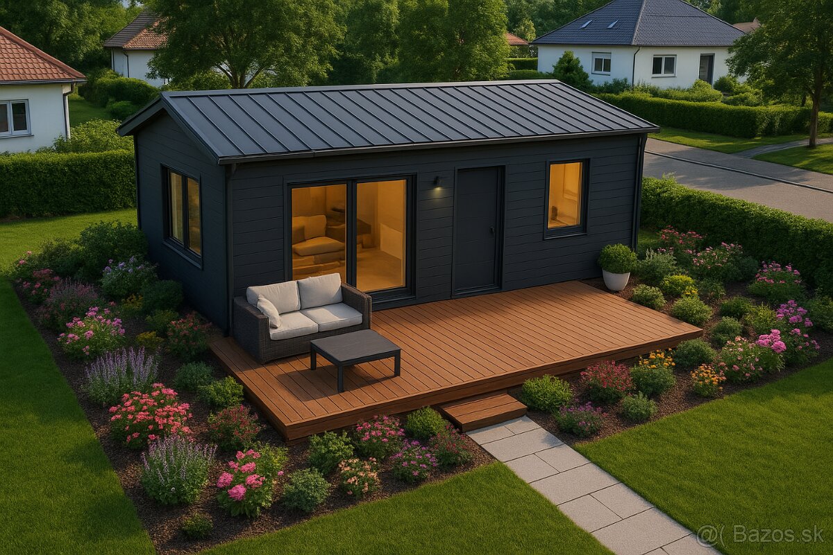 Modulový drevo dom s pekným pozemkom - Bohdanovce