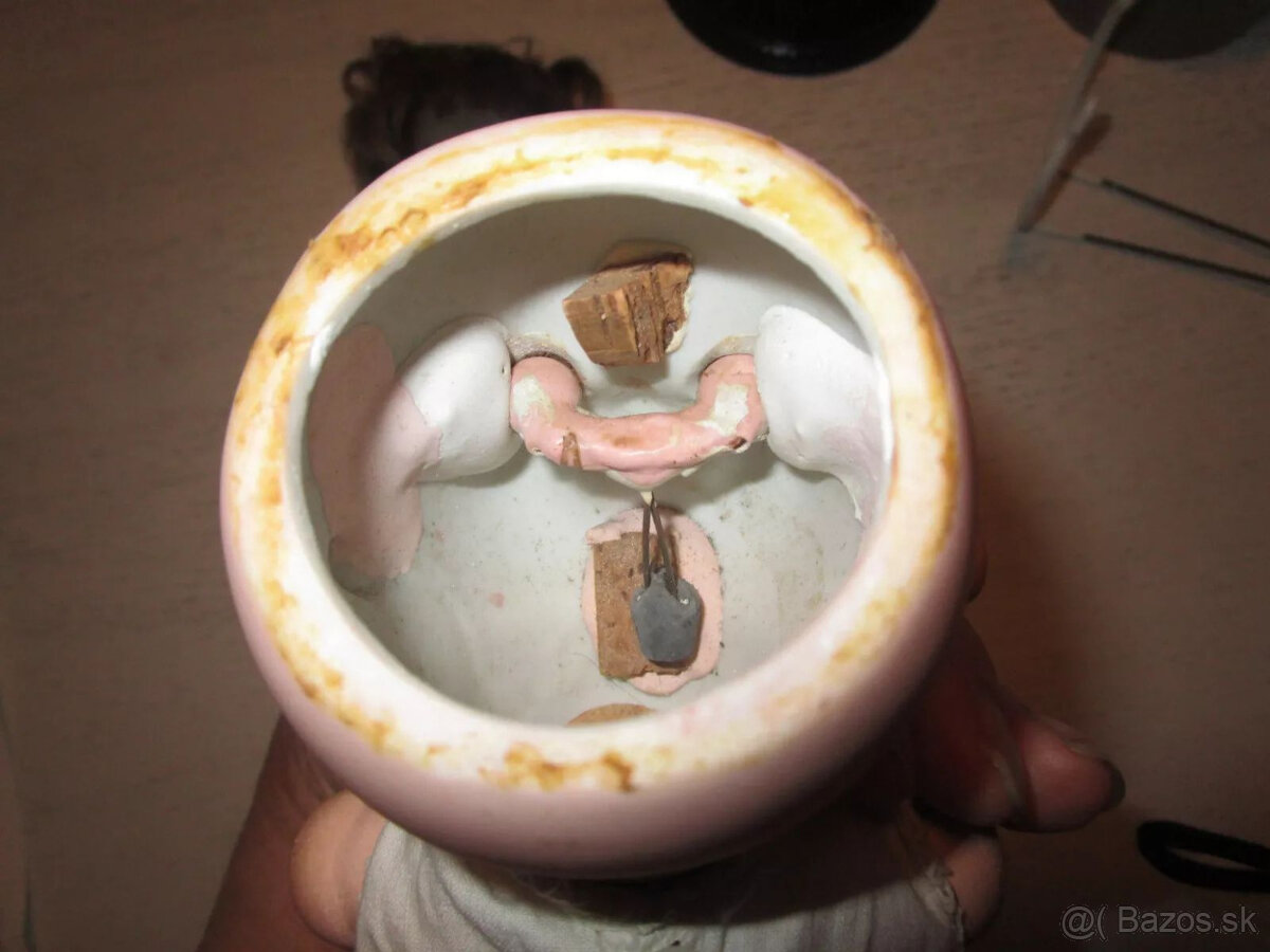 Vzácna STAROŽITNÁ porcelánová forma na bábiku 173-1 od Herte