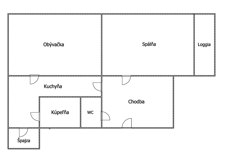 Predaj 2-izbový byt /73 m2/ Žilina - Vlčince