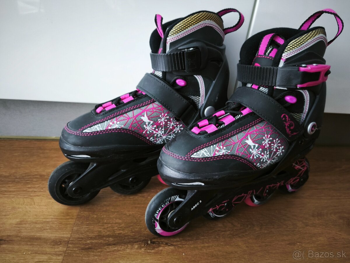 Detské kolieskové korčule veľkosť 33-37