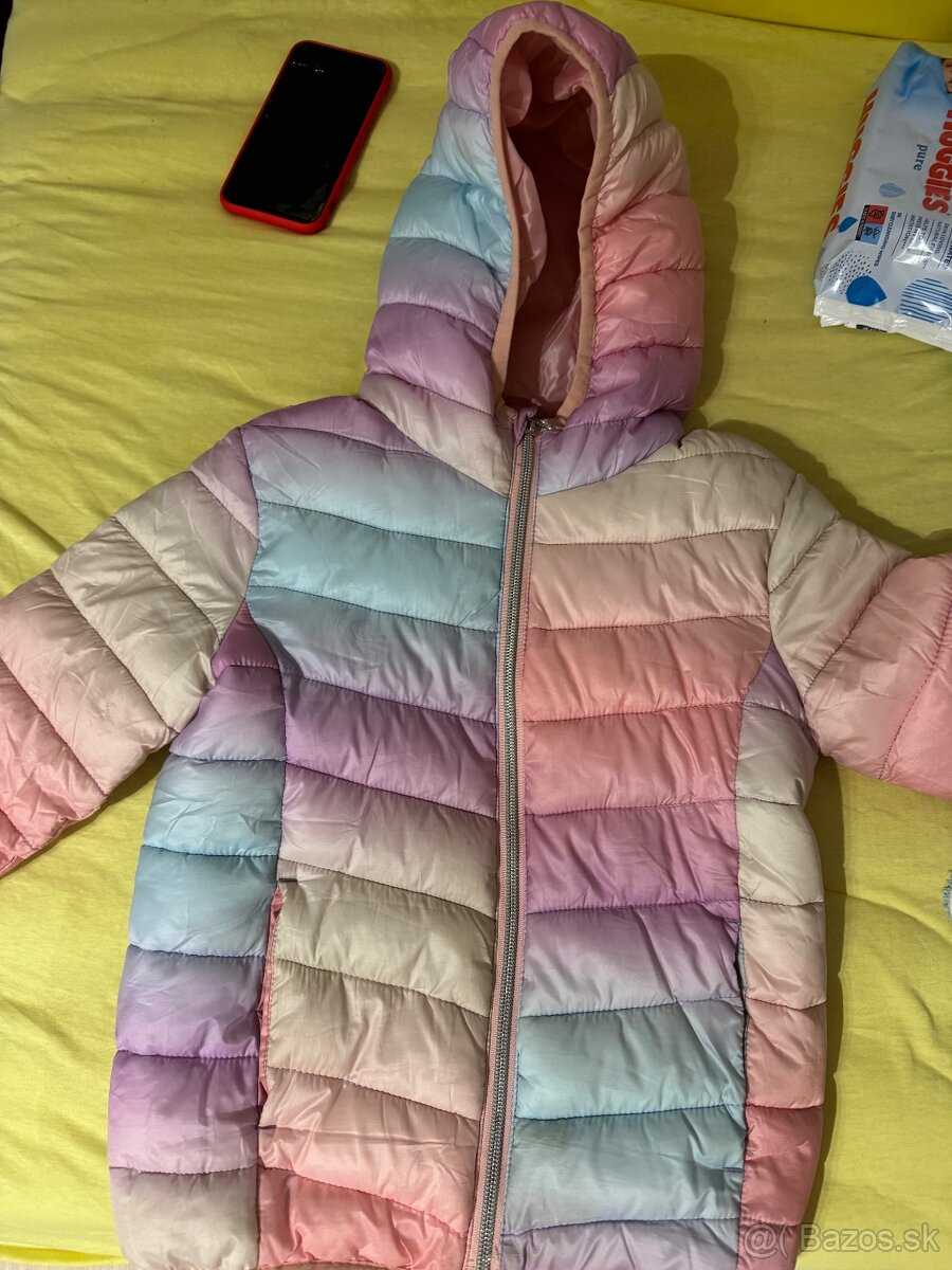 Prechodna dievcenska bunda vel.122