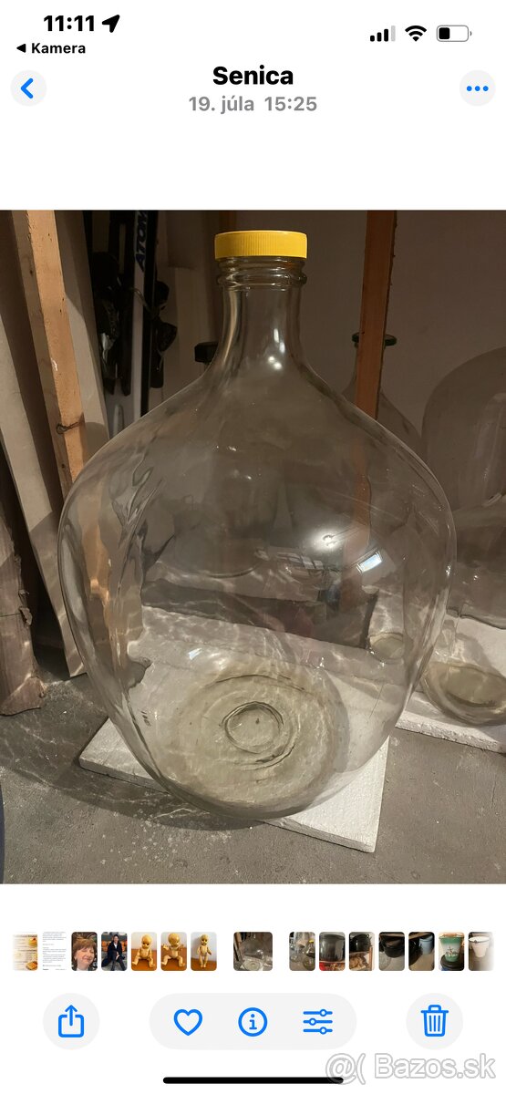 Demizony,smaltovane velke hrnce; struhak na kapustu