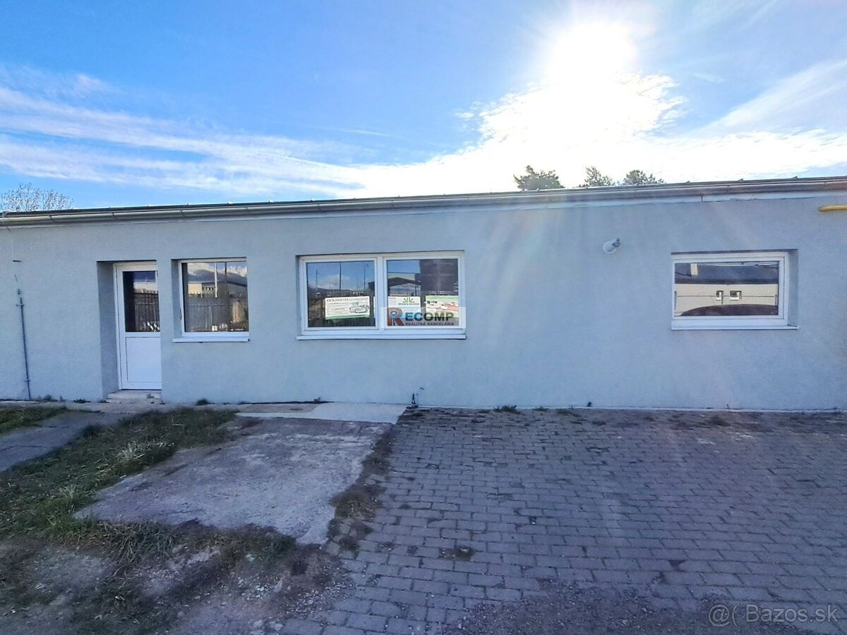 Prevádzkové alebo výrobné priestory na prenájom 84 m2, Popra