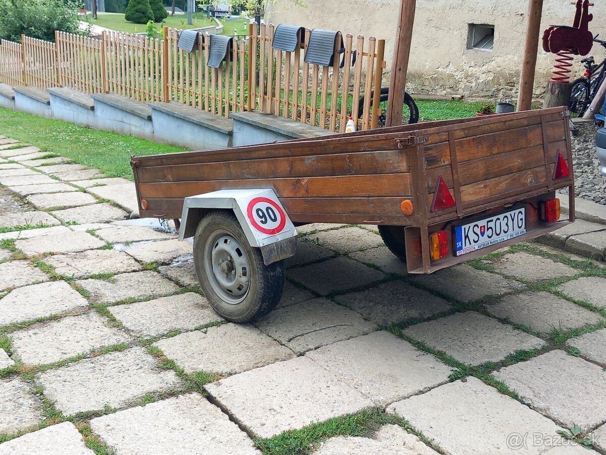 Predám prívesný vozik do 750kg
