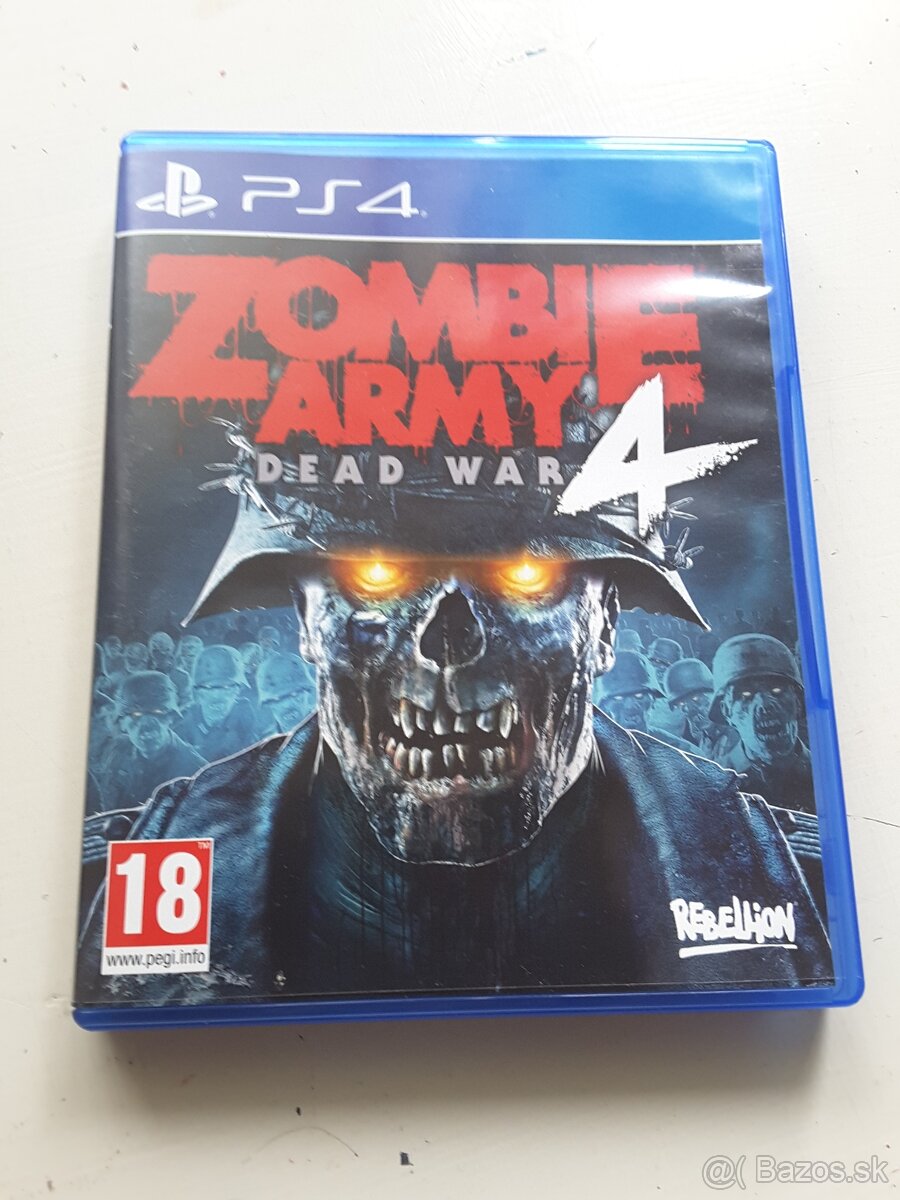 Predám hru na Playstation 4 a 5 Zombie Army 4: Dead War