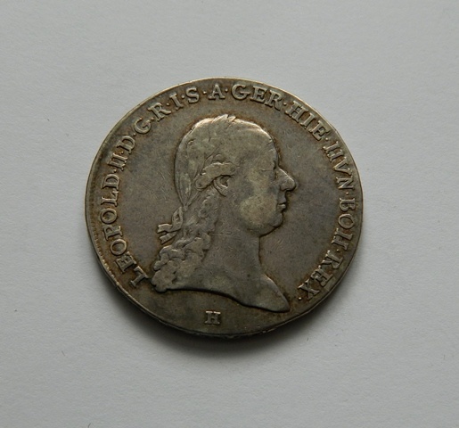 Predám 1 toliar 1792 H Leopold II.