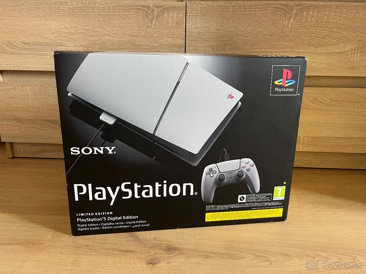 PS5 SLIM 1TB 30th Anniversary Limited Edition NEROZBALENÉ