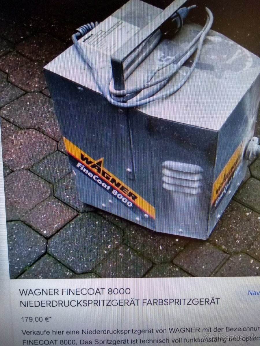 WaGNER FINE Coat.8000.-Kompresor.-predam
