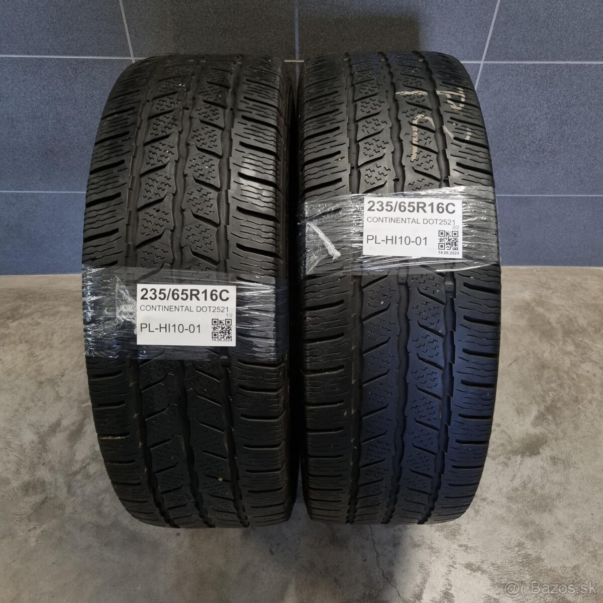 Dodávkové pneumatiky 235/65 R16C CONTINENTAL DOT2521