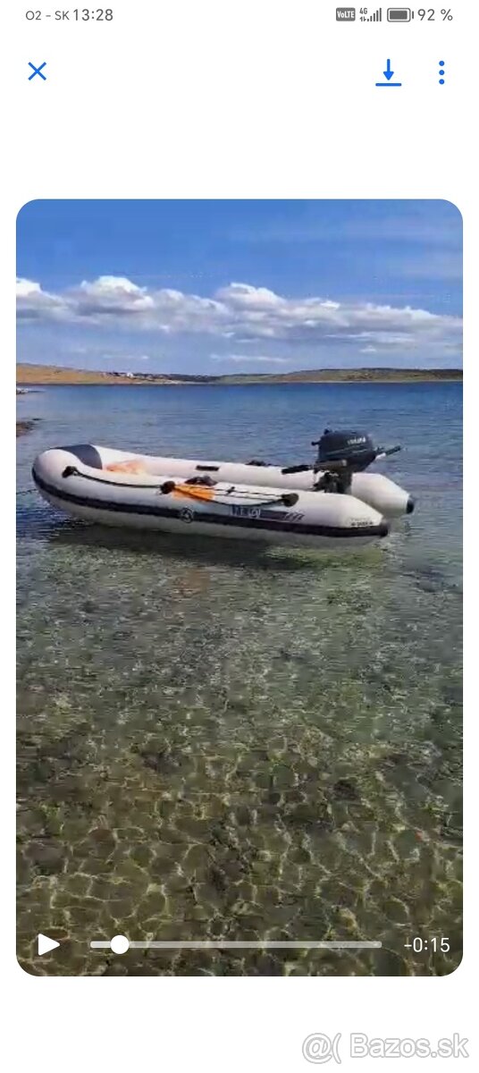Motorový čln yamaha