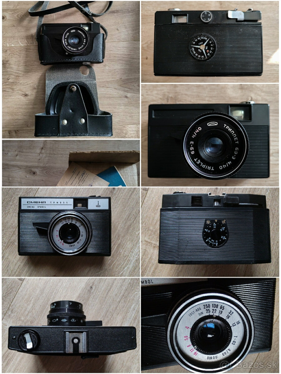 2ks retro fotoaparátov: VILIA a SMENA SYMBOL