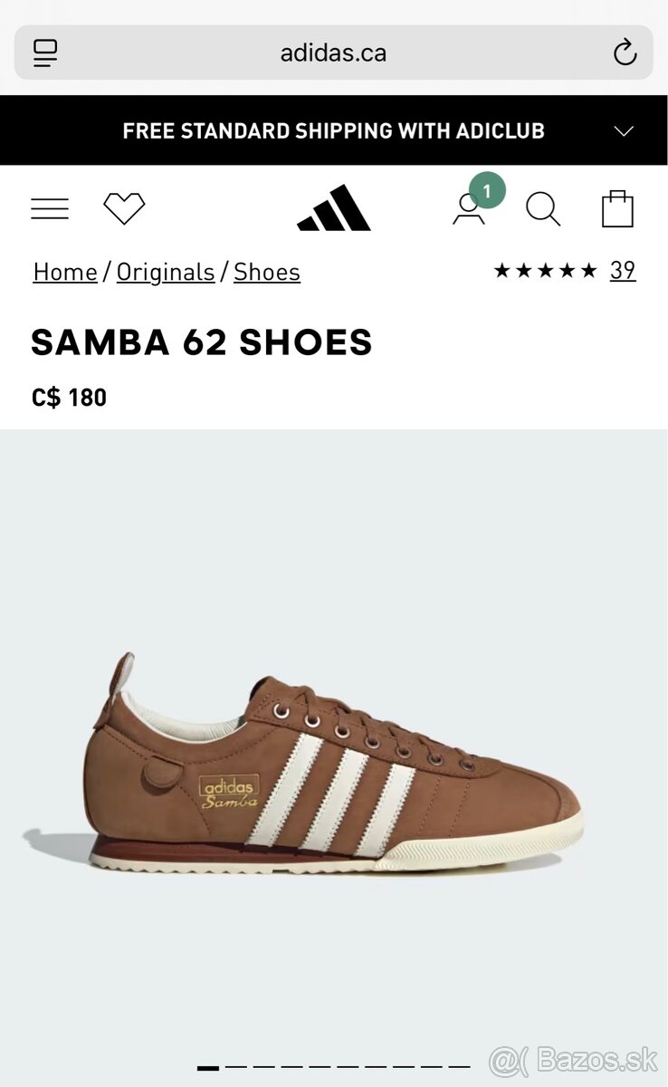 ADIDAS SAMBA SHOES 46 / 28,5 cm
